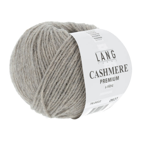 Lang Yarns Cashmere Premium Yarn, 115m / 25g – Beige Mélange (0022)