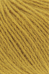Lang Yarns Cashmere Premium Yarn, 115m / 25g – Gold (0050), yarn texture