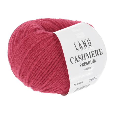 Lang Yarns Cashmere Premium Yarn, 115m / 25g – Red (0060)
