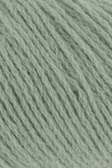 Lang Yarns Cashmere Premium Yarn, 115m / 25g – Sage (0092), yarn texture