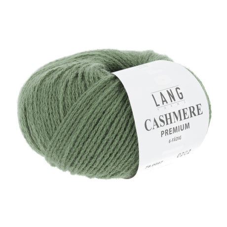 Lang Yarns Cashmere Premium Yarn, 115m / 25g – Olive (0097)