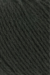 Lang Yarns Cashmere Premium Yarn, 115m / 25g – Dark Olive (0098), yarn texture