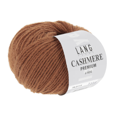 Lang Yarns Cashmere Premium Yarn, 115m / 25g – Nougat (0115)