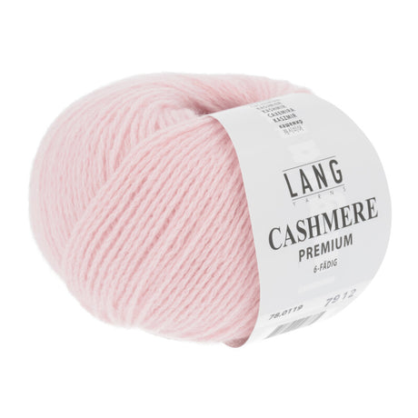 Lang Yarns Cashmere Premium Yarn, 115m / 25g – Light Rose (0119)