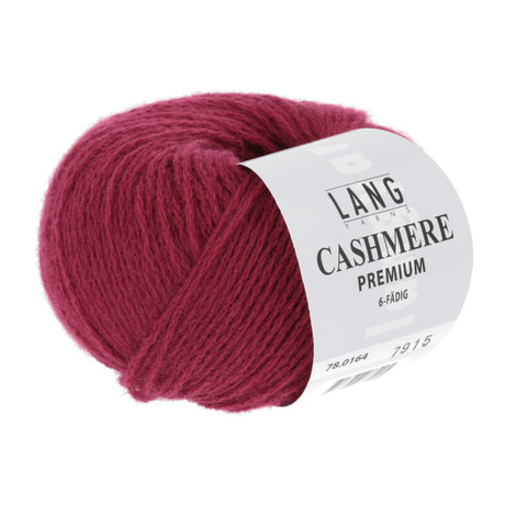 Lang Yarns Cashmere Premium Yarn, 115m / 25g – Burgundy (0164)