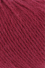 Lang Yarns Cashmere Premium Yarn, 115m / 25g – Burgundy (0164), yarn texture