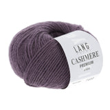 Lang Yarns Cashmere Premium Yarn, 115m / 25g – Eggplant Mélange (0180)