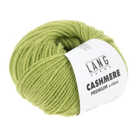 Lang Yarns Cashmere Premium Yarn, 115m / 25g – Lime (0216)