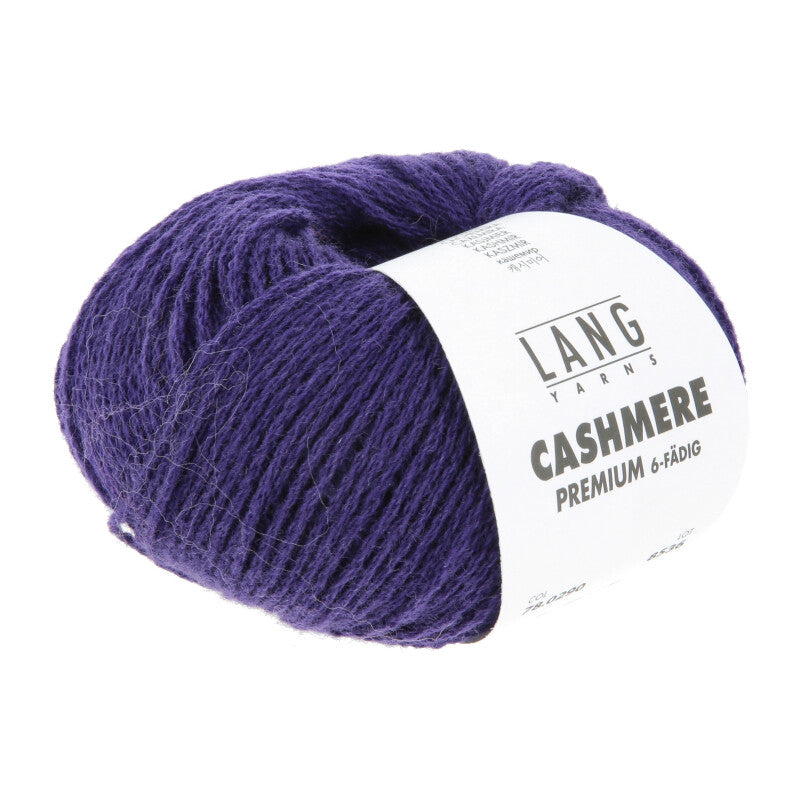 Lang Yarns Cashmere Premium Yarn, 115m / 25g – Royal Purple (0290)