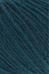 Lang Yarns Cashmere Premium Yarn, 115m / 25g – Petrol (0588), yarn texture