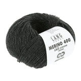 Lang Yarns Merino 400 Lace – 25g / 200m – Anthracite Mélange (0070)