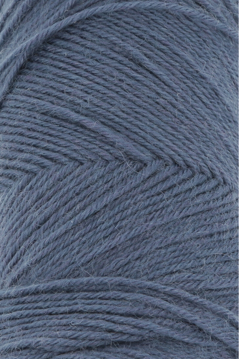 Lang Yarns Jawoll Yarn, 190m / 50g – Steel Blue (0007), yarn texture