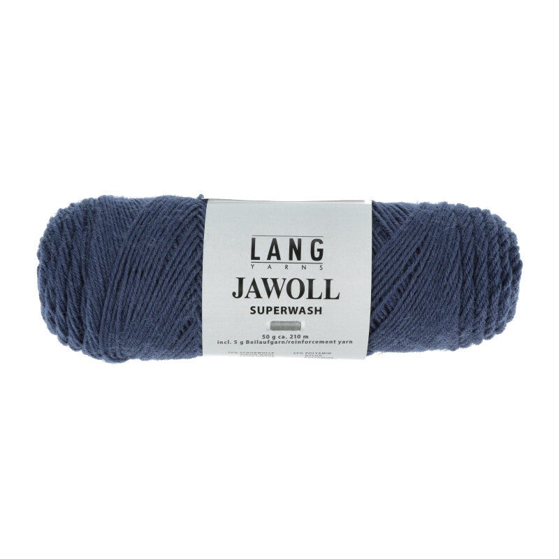 Lang Yarns Jawoll Yarn, 190m / 50g – Dark Jeans (0033)