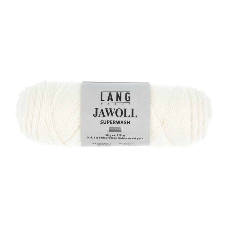 Lang Yarns Jawoll Yarn, 190m / 50g – Offwhite (0094)