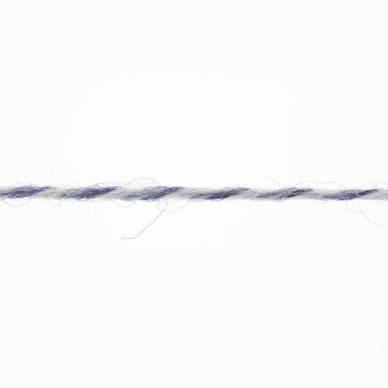 Lang Yarns Jawoll Yarn, 190m / 50g – Blue/Light Grey Mouliné (0151), yarn strand