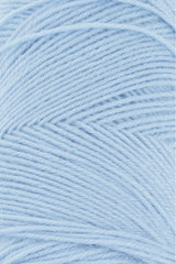 Lang Yarns Jawoll Yarn, 190m / 50g – Light Blue (0220), yarn texture