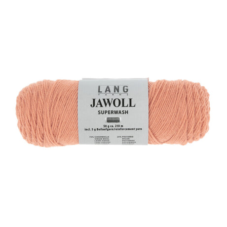 Lang Yarns Jawoll Yarn, 190m / 50g – Salmon (0228)