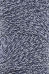 Lang Yarns Jawoll Yarn, 190m / 50g – Jeans/Blue Mouliné (0258), yarn texture