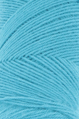 Lang Yarns Jawoll Yarn, 190m / 50g – Turquoise (0279), yarn texture