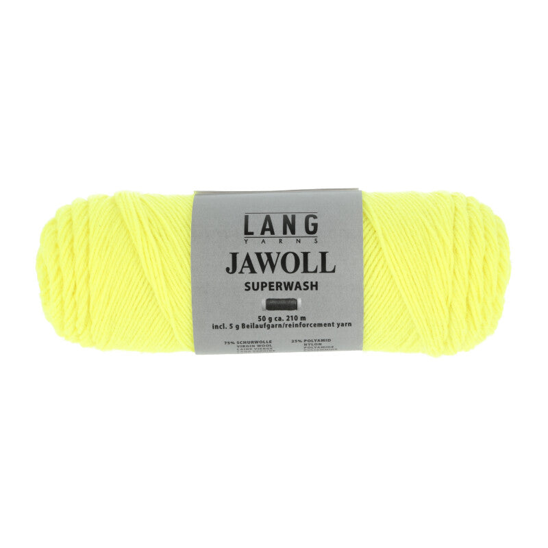 Lang Yarns Jawoll Yarn, 190m / 50g – Yellow Neon (0313)