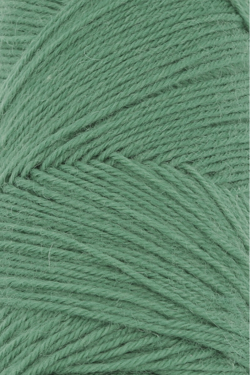 Lang Yarns Jawoll Yarn, 190m / 50g – Green (0318), yarn texture