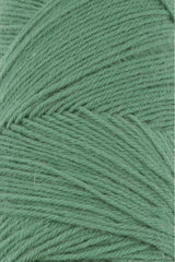 Lang Yarns Jawoll Yarn, 190m / 50g – Green (0318), yarn texture