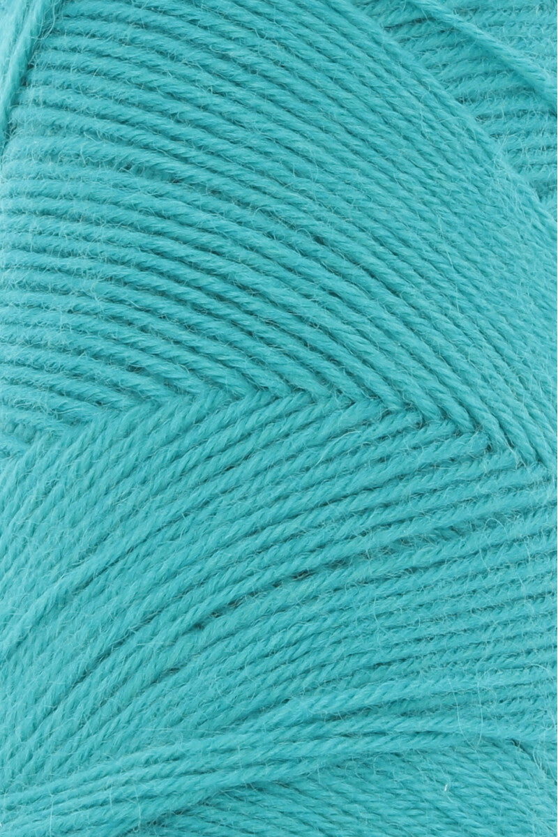Lang Yarns Jawoll Yarn, 190m / 50g – Dark Turquoise (0379), yarn texture