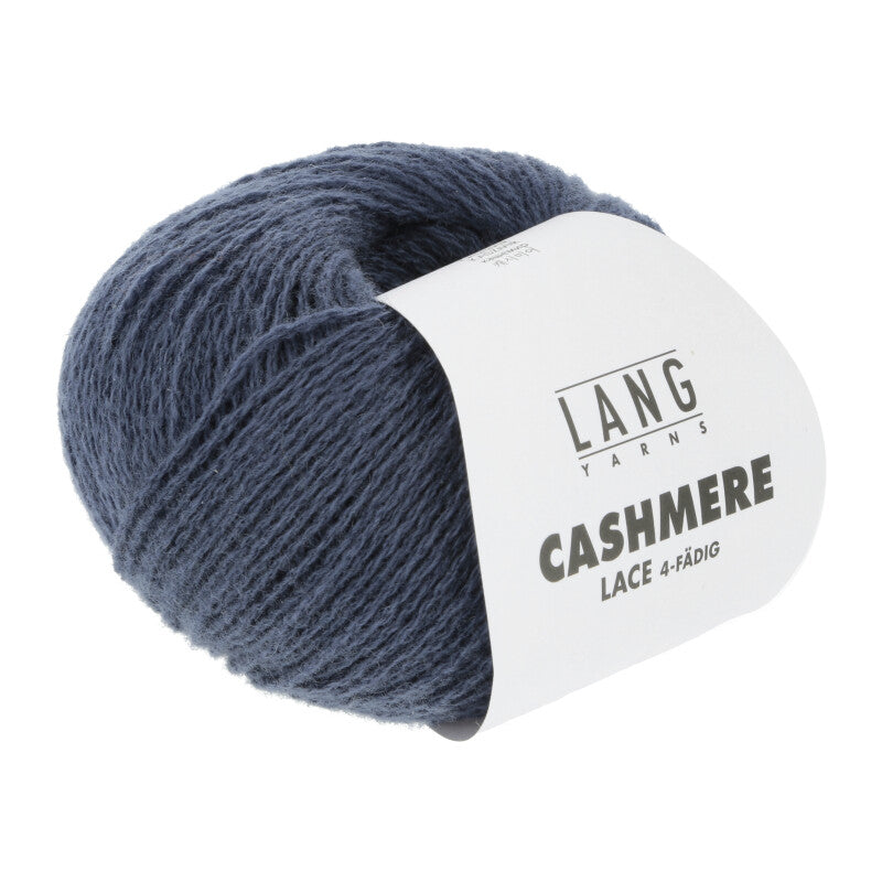Lang Yarns Cashmere Lace – 25g / 165m – Blue Marine Mélange (0234)