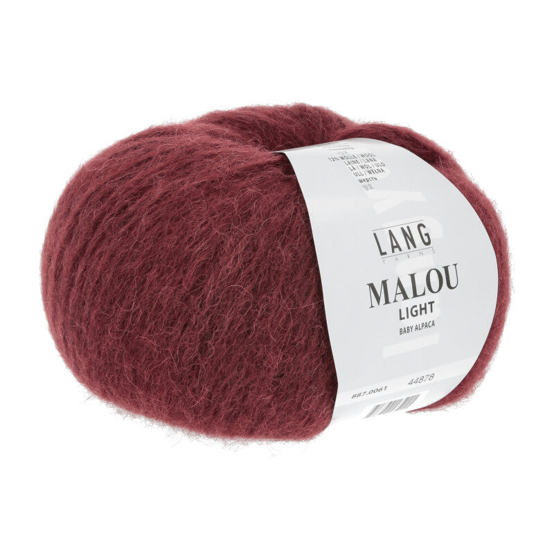 Lang Yarns Malou Light – 50g / 190m – Red (0061)