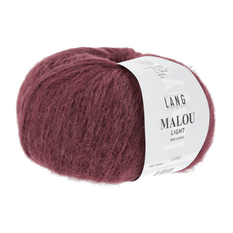 Lang Yarns Malou Light – 50g / 190m – Dark Red (0062)