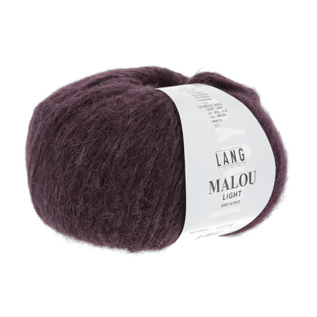 Lang Yarns Malou Light – 50g / 190m – Eggplant (0080)