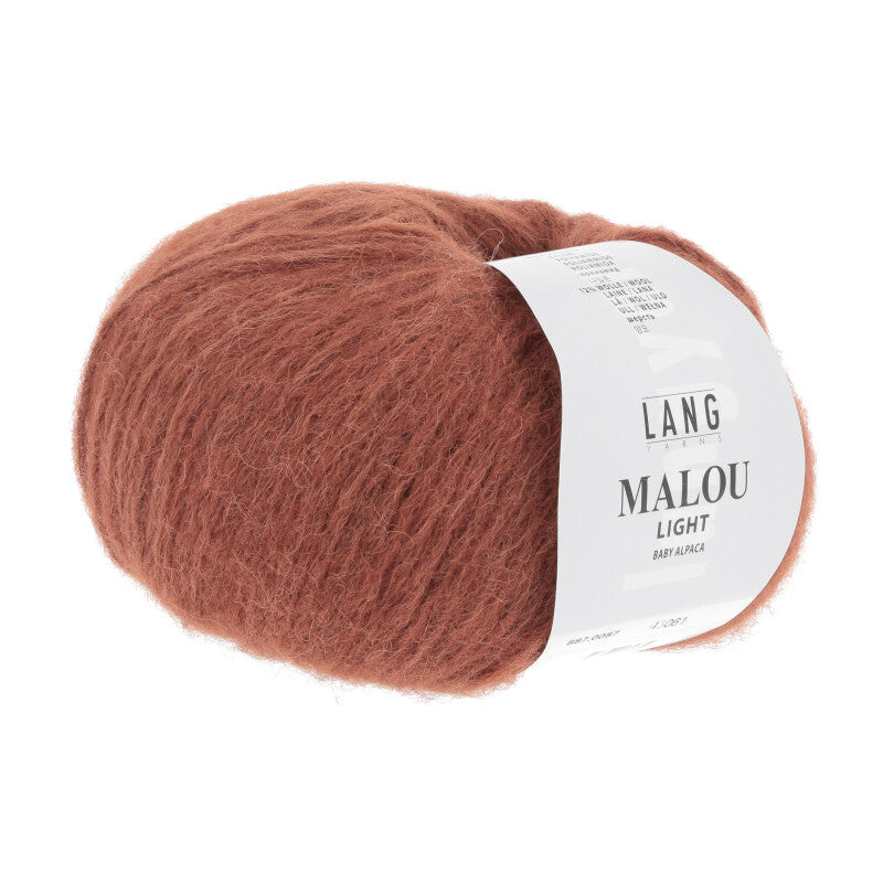 Lang Yarns Malou Light – 50g / 190m – Brick (0087)
