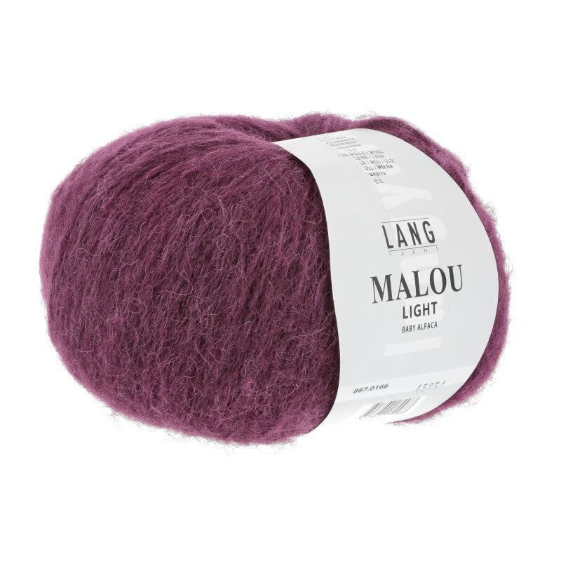 Lang Yarns Malou Light – 50g / 190m – Berry (0166)