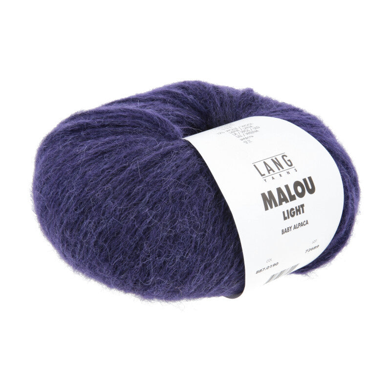 Lang Yarns Malou Light – 50g / 190m – Royal Purple (0190)