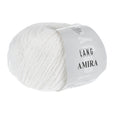 Lang Yarns Amira – 50g / 100m – White (0001)