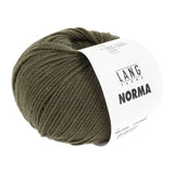 Lang Yarns Norma – 50g / 135m – Dark Olive (0098)