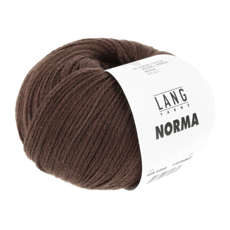 Lang Yarns Norma – 50g / 135m – Espresso (0268)
