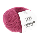 Lang Yarns Cashmere Extra Lace – 25g / 320m – Berry (0066) – B view