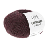 Lang Yarns Cashmere Extra Lace – 25g / 320m – Wine Red Mélange (0262) – B view