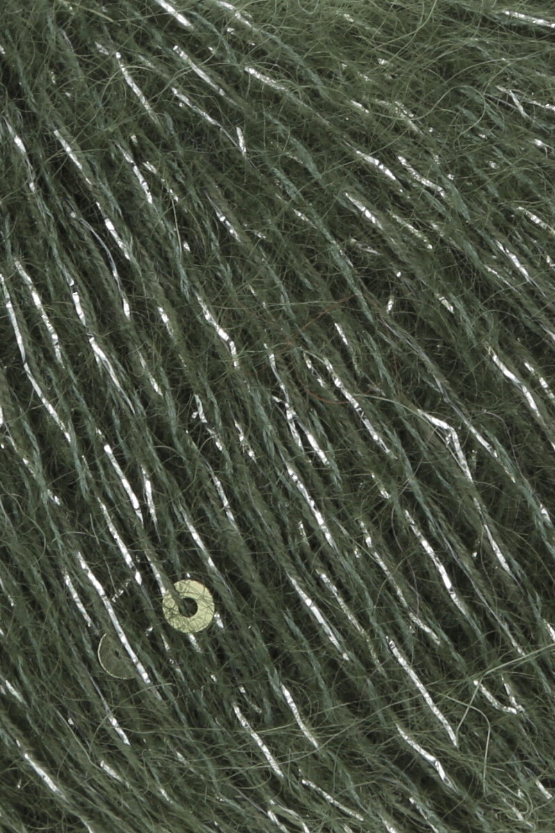Lang Yarns Mohair Fancy yarn, Olive, colour 0099, alternate product photograph