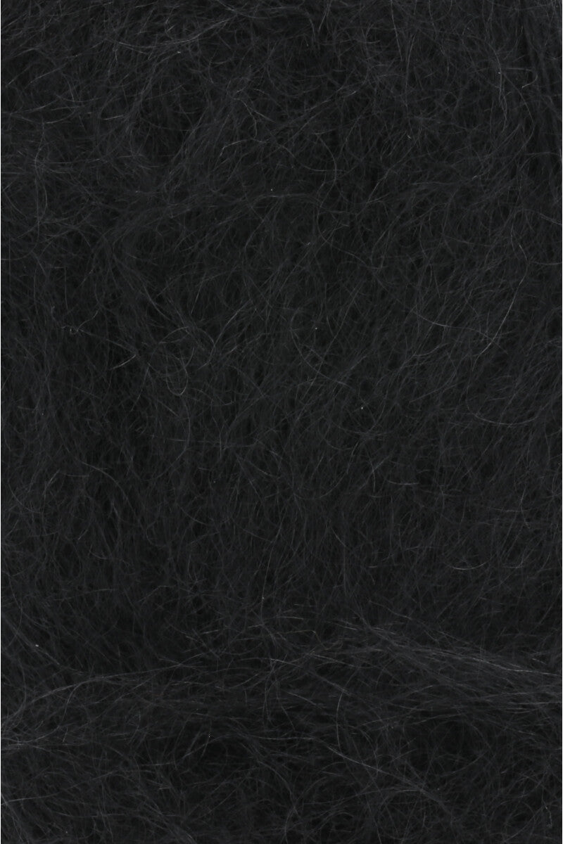 Lang Yarns Lace Yarn, 310m / 25g – Black (0004), yarn texture