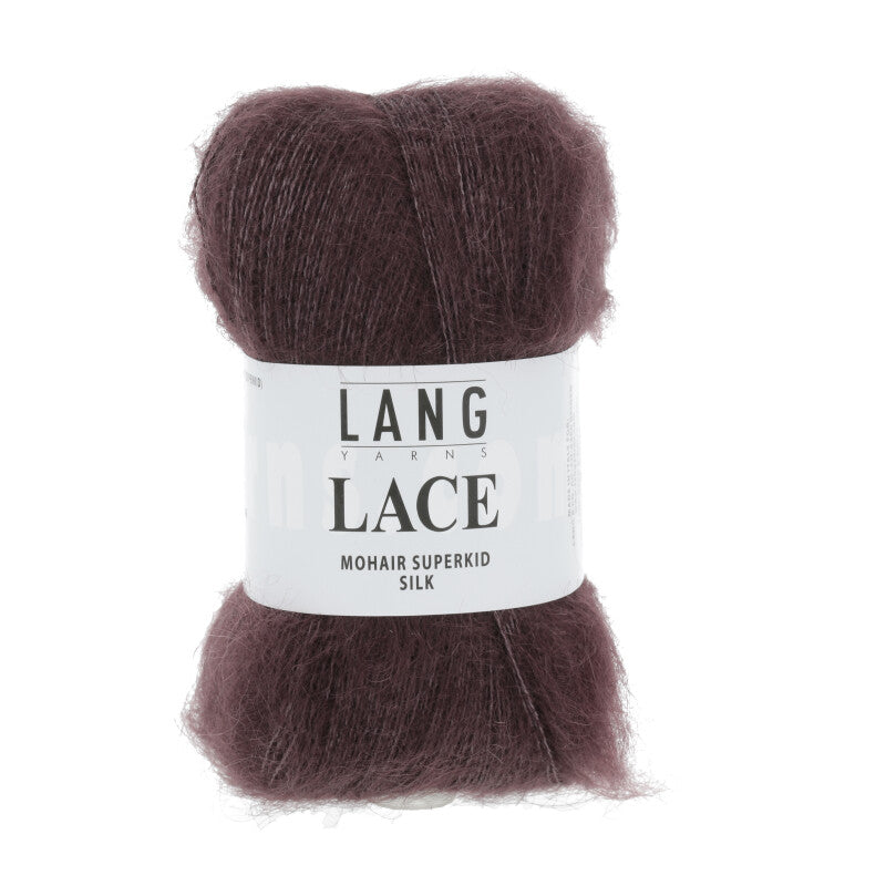 Lang Yarns Lace Yarn, 310m / 25g – Eggplant (0080)