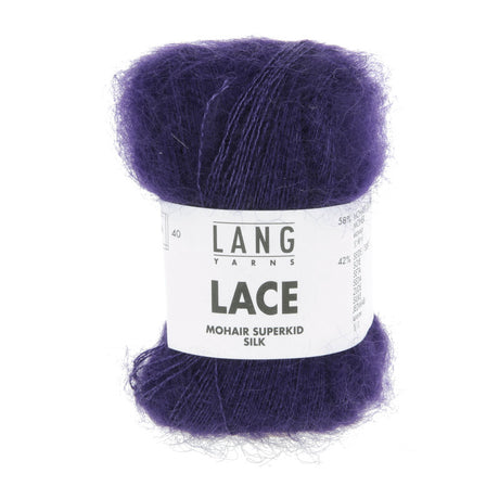 Lang Yarns Lace Yarn, 310m / 25g – Royal Purple (0090)