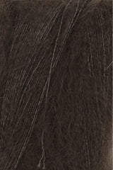 Lang Yarns Lace Yarn, 310m / 25g – Dark Brown (0168), yarn texture