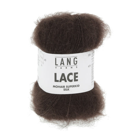 Lang Yarns Lace Yarn, 310m / 25g – Espresso (0268)