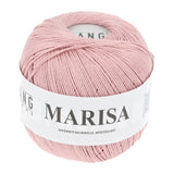 Lang Yarns Marisa – 100% Egyptian cotton yarn, 50g/210m – Middle Rose (0048)