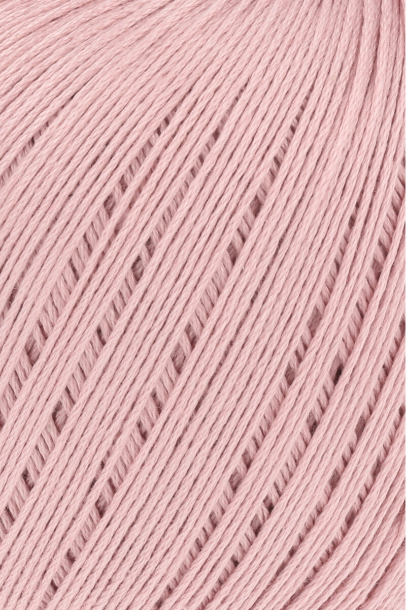 Lang Yarns Marisa – 100% Egyptian cotton yarn, 50g/210m – Middle Rose (0048) – detail