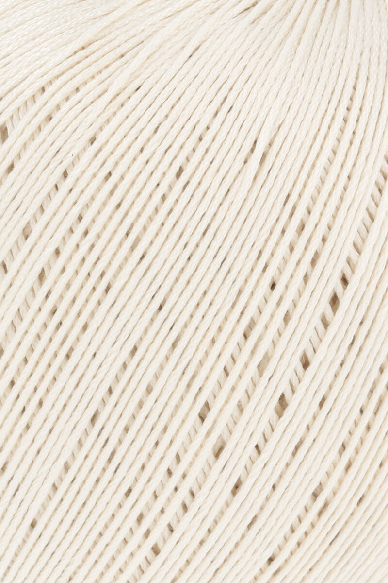 Lang Yarns Marisa – 100% Egyptian cotton yarn, 50g/210m – Panna (0094) – detail