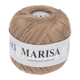 Lang Yarns Marisa – 100% Egyptian cotton yarn, 50g/210m – Camel (0095)