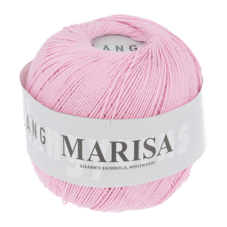 Lang Yarns Marisa – 100% Egyptian cotton yarn, 50g/210m – Rose (0109)